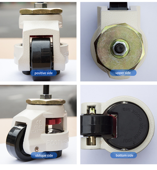 500kgs leveling casters